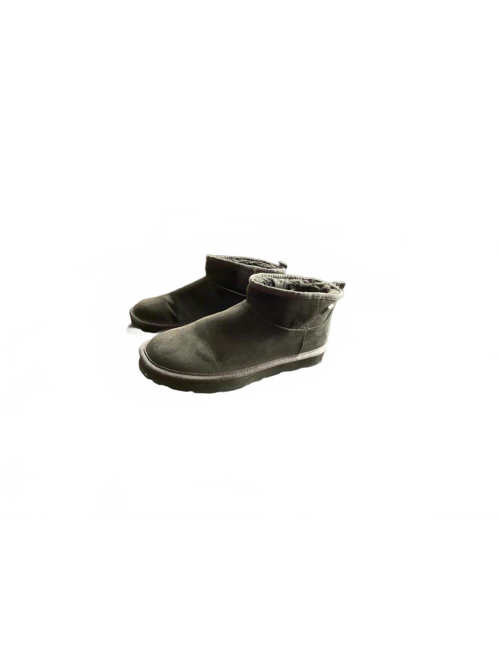 Guess Black faux fur ankle boots